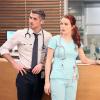 RED BAND SOCIETY: L-R: Dr. Adam McAndrew (Dave Annable) and Nurse Dobler (Rebecca Rittenhouse) in " The Guilted Age" episode of RED BAND SOCIETY airing Saturday, Jan. 31 (9:00-10:00 PM ET/ PT) on FOX. CR: Guy D'Amica / FOX. © 2014 Fox Broadcasting Co.