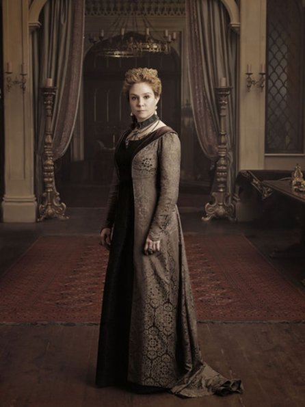 Reign -- Image Number: RE1_Gallery_QueenCatherine_1040r.jpg -- Pictured: Megan Follows as Queen Catherine -- Photo: Mathieu Young/The CW -- © 2013 The CW Network, LLC. All rights reserved.