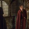 Reign -- "Mercy" -- Image Number: RE210a_0155.jpg -- Pictured (L-R): Adelaide Kane as Mary, Queen of Scotland and France (back to camera), Kaitlyn Riordin as Sandrine and Sean Teale as Conde -- Photo: Ben Mark Holzberg/The CW -- ÃÂ© 2014 The CW Network, LLC. All rights reserved.