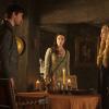 Reign -- "The Hound and the Hare" -- Image Number: RE307a_0135.jpg -- Pictured (L-R): Torrance Coombs as Bash, Alexandra Ordolis as Delphine and Celina Sinden as Greer -- Photo: Sven Frenzel/The CW -- ÃÂ© 2015 The CW Network, LLC. All rights reserved