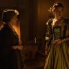 Reign -- "To the Death" -- Image Number: RE314a_0285.jpg -- Pictured (right): Rachel Skarsten as Queen Elizabeth I -- Photo: Ben Mark Holzberg/The CW -- ÃÂ© 2016 The CW Network, LLC. All rights reserved.