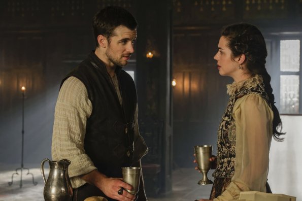 Reign -- "With Friends Like These" -- Image Number: RE401a_0364.jpg -- Pictured (L-R): Dan Jeannotte as James and Adelaide Kane as Mary, Queen of Scots -- Photo: Ben Mark Holzberg/The CW -- ÃÂ© 2017 The CW Network, LLC. All Rights Reserved