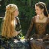 Reign -- "A Grain of Deception" -- Image Number: RE402a_0009.jpg -- Pictured (L-R): Celina Sinden as Greer and Adelaide Kane as Mary, Queen of Scots -- Photo: Ben Mark Holzberg/The CW -- ÃÂ© 2017 The CW Network, LLC. All Rights Reserved