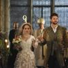 Reign -- "Playing With Fire" -- Image Number: RE404a_0240.jpg -- Pictured (L-R): Rose Williams as Princess Claude and Steve Lund as Luc -- Photo: John Medland/The CW -- ÃÂ© 2017 The CW Network, LLC. All Rights Reserved