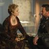 Reign -- "Hanging Swords" -- Image Number: RE407b_0132.jpg -- Pictured (L-R): Megan Follows as Catherine de Medici and Craig Parker as Narcisse -- Photo: Ben Mark Holzberg/The CW -- ÃÂ© 2017 The CW Network, LLC. All Rights Reserved