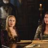 Reign -- "Blood in the Water" -- Image Number: RE415b_0216.jpg -- Pictured (L-R): Celina Sinden as Greer and Adelaide Kane as Mary, Queen of Scots -- Photo: Ben Mark Holzberg /The CW -- ÃÂ© 2017 The CW Network, LLC. All Rights Reserved