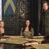 Reign -- "Blood in the Water" -- Image Number: RE415b_0303.jpg -- Pictured (L-R): Celina Sinden as Greer, Adelaide Kane as Mary, Queen of Scots and Will Kemp as Lord Darnley -- Photo: Ben Mark Holzberg /The CW -- ÃÂ© 2017 The CW Network, LLC. All Rights Reserved