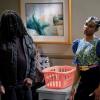 REL: L-R: Lil Rel Howery and Jessica “Jess Hilarious” Moore in the time period premiere “Laundry room” episode of REL airing Sunday, Sept. 30 (9:30-10:00 PM ET/6:30-7:30 PM PT/LIVE to all time zones) on FOX.. ©2018 Fox Broadcasting Co. Cr: Ray Mickshaw/FOX