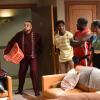 REL: L-R: Sinbad, Jordan L. Jones, Lil Rel Howery and Jessica “Jess Hilarious” Moore in the time period premiere “Laundry room” episode of REL airing Sunday, Sept. 30 (9:30-10:00 PM ET/6:30-7:30 PM PT/LIVE to all time zones) on FOX.. ©2018 Fox Broadcasting Co. Cr: Ray Mickshaw/FOX