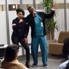 REL: L-R: Guest star Kyla Pratt and Lil Rel Howery in the "Blizzard" episode of REL airing Sunday, Nov. 18 (9:00-10:00 PM ET/PT) on FOX. ©2018 Fox Broadcasting Co. Cr: Ray Mickshaw/FOX