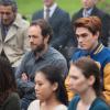 Riverdale -- "Chapter Four: The Last Picture Show" -- Image Number: RVD104a _0063.jpg -- Pictured (L-R): Luke Perry as Fred Andrews and KJ Apa as Archie Andrews -- Photo: Dean Buscher /The CW -- ÃÂ© 2017 The CW Network. All Rights Reserved