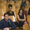 Riverdale -- "Chapter Six: Faster, Pussycats! Kill! Kill!" -- Image Number: RVD106a_ 0196.jpg -- Pictured (L-R): Casey Cott as Kevin Keller, Hayley Law as Valerie, Camila Mendes as Veronica Lodge, Ashleigh Murray as Josie McCoy and Asha Bromfield as Melody -- Photo: Diyah Pera/The CW -- ÃÂ© 2017 The CW Network. All Rights Reserved