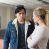 Riverdale -- "A Kiss Before Dying" -- Image Number: RVD201b_0067.jpg -- Pictured (L-R): Cole Sprouse as Jughead Jones and Lili Reinhart as Betty Cooper -- Photo: Dean Buscher/The CW -- ÃÂ© 2017 The CW Network. All Rights Reserved