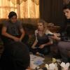 Riverdale -- "Chapter Seventeen: The Town that Dreaded Sundown" -- Image Number: RVD204b_0270.jpg -- Pictured (L-R): Cole Sprouse as Jughead Jones, Lili Reinhart as Betty Cooper, and Casey Cott as Kevin Keller -- Photo: Bettina Strauss/The CW -- ÃÂ© 2017 The CW Network. All Rights Reserved