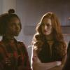 Riverdale -- "Chapter Twenty: Tales from the Darkside" -- Image Number: RVD207b_0101.jpg -- Pictured (L-R): Ashleigh Murray as Josie McCoy, Madelaine Petsch as Cheryl Blossom, and Jordan Calloway as Chuck Clayton -- Photo: Shane Harvey/The CW -- ÃÂ© 2017 The CW Network. All Rights Reserved