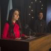 Riverdale -- "Chapter Thirty-Three: Shadow of a Doubt" -- Image Number: RVD220b_0189.jpg -- Pictured (L-R): Marisol Nichols as Hermione, Mark Consuelos as Hiram and Camila Mendes as Veronica -- Photo: Diyah Pera/The CW -- ÃÂ© 2018 The CW Network, LLC. All rights reserved.