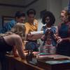 Riverdale -- "Chapter Thirty-Nine: The Midnight Club" --  Image Number: RVD304b_0366.jpg -- Pictured (L-R): Lili Reinhart as Teen Alice Smith, KJ Apa as Teen Fred Andrews, Cole Sprouse as Teen FP Jones, Ashleigh Murray as Teen Sierra Samuels, Madelaine Petsch as Teen Penelope Blossom and Camila Mendes as Teen Hermione Gomez -- Photo: Dean Buscher/The CW -- ÃÂ© 2018 The CW Network, LLC. All Rights Reserved.