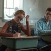 Riverdale -- "Chapter Thirty-Nine: The Midnight Club" --  Image Number: RVD304e_0371.jpg -- Pictured (L-R): Madelaine Petsch as Teen Penelope Blossom and KJ Apa as Teen Fred Andrews -- Photo: Katie Yu/The CW -- ÃÂ© 2018 The CW Network, LLC. All Rights Reserved.