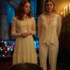 Riverdale -- "Chapter Forty-Eight: Requiem for a Welterweight" -- Image Number: RVD313b_0093.jpg -- Pictured (L-R): Zoe De Grande Maison as Evelyn Evernever and Tiera Skovbye as Polly -- Photo: Shane Harvey/The CW -- ÃÂ© 2019 The CW Network, LLC. All Rights Reserved.