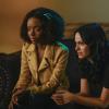 Riverdale -- "Chapter Fifty-Three: Jawbreaker" -- Image Number: RVD318a_0201.jpg -- Pictured (L-R): Ashleigh Murray as Josie and Camila Mendes as Veronica  -- Photo: Diyah Pera/The CW -- ÃÂ© 2019 The CW Network, LLC. All rights reserved.