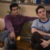 Riverdale -- "Chapter Fifty-Six: The Dark Secret of Harvest House" -- Image Number: RVD321a_0390.jpg -- Pictured (L-R): Drew Ray Tanner as Fangs Fogarty and Casey Cott as Kevin -- Photo: Jack Rowand/The CW -- ÃÂ© 2019 The CW Network, LLC. All rights reserved.