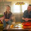 Riverdale -- "Chapter Fifty-Nine: Fast Times at Riverdale High" -- Image Number: RVD402a_0124.jpg -- Pictured (L-R): Trinity Likins as Jellybean and Skeet Ulrich as FP Jones -- Photo: Colin Bentley/The CW -- © 2019 The CW Network, LLC. All Rights Reserved.