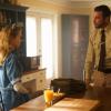 Riverdale -- "Chapter Fifty-Nine: Fast Times at Riverdale High" -- Image Number: RVD402a_0075.jpg -- Pictured (L-R): Trinity Likins as Jellybean and Skeet Ulrich as FP Jones -- Photo: Colin Bentley/The CW -- © 2019 The CW Network, LLC. All Rights Reserved.