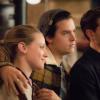 Riverdale -- "Chapter Sixty-Four: The Ice Storm" -- Image Number: RVD407b_0287.jpg -- Pictured (L-R): Lili Reinhart as Betty, Cole Sprouse as Jughead and Casey Cott as Kevin -- Photo: Dean Buscher/The CW-- © 2019 The CW Network, LLC All Rights Reserved.