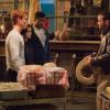 Riverdale -- "Chapter Sixty-Four: The Ice Storm" -- Image Number: RVD407b_0412.jpg -- Pictured (L-R): KJ Apa as Archie, Camila Mendes as Veronica, Eli Goree as Munroe and Skeet Ulrich as FP Jones -- Photo: Dean Buscher/The CW-- © 2019 The CW Network, LLC All Rights Reserved.
