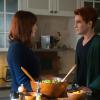 Riverdale -- "Chapter Sixty-Five: In Treatment" -- Image Number: RVD408a_0236.jpg -- Pictured (L-R): Molly Ringwald as Mary Andrews and KJ Apa as Archie -- Photo: Jack Rowand/The CW-- © 2019 The CW Network, LLC All Rights Reserved.