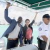 ROSEWOOD: Pictured L-R: Morris Chestnut as Dr. Beaumont Roswood, Jr. and Jaina Lee Ortiz as Det. Villa. ©2015 Fox Broadcasting Co. CR: Jeff Daly/FOX