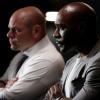 ROSEWOOD: Pictured L-R: Morris Chestnut as Dr. Beaumont Rosewood, Jr. and Domenick Lombardozzi as Capt. Ira Hornstock in the "Fireflies and Fidelity" episode of ROSEWOOD airing Wednesday, Sept. 30 (8:00-9:00 PM ET/PT) on FOX. ©2015 Fox Broadcasting Co. Cr: Tyler Golden/FOX.