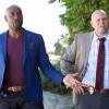 ROSEWOOD: Pictured L-R: Morris Chestnut as Dr. Beaumont Rosewood, Jr. and Domenick Lombardozzi as Capt. Ira Hornstock in the "Fireflies and Fidelity" episode of ROSEWOOD airing Wednesday, Sept. 30 (8:00-9:00 PM ET/PT) on FOX. ©2015 Fox Broadcasting Co. Cr: Tyler Golden/FOX.