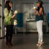 ROSEWOOD: Pictured L-R: Guest star Tia Mowry-Hardict and Gabrielle Dennis in the "Hydrocephalus & Hard Knocks" episode of ROSEWOOD airing Wednesday, March 23 (8:00-9:00 PM ET/PT) on FOX. ©2016 Fox Broadcasting Co. CR: Adam Taylor/FOX