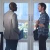 ROSEWOOD: Pictured L-R: Morris Chestnut and Samuel Huntington in the "Lidocain & Long-term Lust" episode of ROSEWOOD airing Thursday, Nov. 10 (8:00-8:59 PM ET/PT) on FOX. ©2016 Fox Broadcasting Co. CR: Ray Mickshaw/FOX