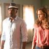 ROSEWOOD: Pictured L-R: Morris Chestnut and Jaina Lee Ortiz in the "Half-Life & Havana Nights" episode of ROSEWOOD airing Thursday, Dec. 1 (8:00-8:59 PM ET/PT) on FOX. ©2016 Fox Broadcasting Co. CR: Michael Desmond/FOX