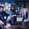 ROSEWOOD: Pictured L-R: Eddie Cibrian, Jaina Lee Ortiz, Morris Chestnut and Domenick Lombardozzi in the "Fairy Tales & Frozen Truths" episode of ROSEWOOD airing Friday, March 31 (8:00-9:01 PM ET/PT) on FOX. ©2017 Fox Broadcasting Co. CR: Ray Mickshaw/FOX