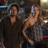 Roswell, New Mexico -- "So Much For The Afterglow" -- Image Number: ROS102c_0578b2.jpg -- Pictured (L-R): Michael Vlamis as Michael and Lily Cowles as Isobel -- Photo: John Golden Britt/The CW -- ÃÂ© 2018 The CW Network, LLC. All rights reserved