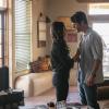 Roswell, New Mexico -- "Tearin\' Up My Heart" -- Image Number: ROS103c_0078b2.jpg -- Pictured (L-R): Jeanine Mason as Liz and Nathan Dean Parsons as Max  -- Photo: John Golden Britt/The CW -- ÃÂ© 2019 The CW Network, LLC. All rights reserved