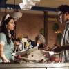 Roswell, New Mexico -- "Where Have All The Cowboys Gone?" -- Image Number: ROS104b_0132b.jpg -- Pictured (L-R):  Jeanine Mason as Liz and E.J. Bonilla as Frederico -- Photo: John Golden Britt/The CW -- ÃÂ© 2019 The CW Network, LLC. All rights reserved