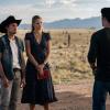 Roswell, New Mexico -- "Where Have All The Cowboys Gone?" -- Image Number: ROS104b_0360ra.jpg -- Pictured (L-R): Michael Vlamis as Michael, Lily Cowles as Isobel and Nathan Dean Parsons as Max -- Photo: John Golden Britt/The CW -- ÃÂ© 2019 The CW Network, LLC. All rights reserved