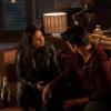 Roswell, New Mexico -- "Don\'t Speak" -- Image Number: ROS105b_0268r.jpg -- Pictured (L-R): Jeanine Mason as Liz and Nathan Dean Parsons as Max -- Photo: John Golden Britt/The CW -- ÃÂ© 2019 The CW Network, LLC. All rights reserved