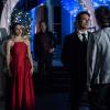 Roswell, New Mexico -- "Smells Like Teen Spirit" -- Image Number: ROS106a_0561b2.jpg -- Pictured (L-R): Jeanine Mason as Liz, Michael Trevino as Kyle and Tyler Blackburn as Alex -- Photo: John Golden Britt/The CW -- ÃÂ© 2019 The CW Network, LLC. All rights reserved