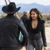Roswell, New Mexico -- "Songs About Texas" -- Image Number: ROS109b_0163b.jpg -- Pictured (L-R): Michael Vlamis as Michael and Heather Hemmens as Maria -- Photo: Lewis Jacobs/The CW -- ÃÂ© 2019 The CW Network, LLC. All rights reserved