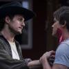 Roswell, New Mexico -- "Stay (I Missed You)" -- Image Number: ROS201c_0288b  -- Pictured (L-R): Michael Vlamis as Michael and Tyler Blackburn as Alex -- Photo: Ursula Coyote/The CW -- © 2020 The CW Network, LLC. All rights reserved