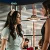 Roswell, New Mexico -- "Stay (I Missed You)" -- Image Number: ROS201e_0068b  -- Pictured (L-R): Jeanine Mason as Liz and Heather Hemmens as Maria -- Photo: Ursula Coyote/The CW -- © 2020 The CW Network, LLC. All rights reserved
