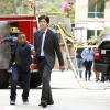 "LA Real Estate Boom" -- When two people, who have no glaring connection, both receive a similar note and are then murdered by targeted bombs in 24 hours, Carter and Lee scramble to identify the bomber, in RUSH HOUR Thursday, April 21 (10:00-11:00 PM, ET/PT) on the CBS Television Network. Pictured L-R: Justin Hires as Detective Carter and John Foo as Detective Lee Photo: Robert Voets/Warner Bros. Entertainment Inc. ÃÂ©2015 WBEI. All rights reserved.