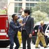 "LA Real Estate Boom" -- When two people, who have no glaring connection, both receive a similar note and are then murdered by targeted bombs in 24 hours, Carter and Lee scramble to identify the bomber, in RUSH HOUR Thursday, April 21 (10:00-11:00 PM, ET/PT) on the CBS Television Network. Pictured L-R: Justin Hires as Detective Carter and John Foo as Detective Lee Photo: Robert Voets/Warner Bros. Entertainment Inc. ÃÂ©2015 WBEI. All rights reserved.