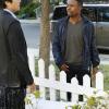 "LA Real Estate Boom" -- When two people, who have no glaring connection, both receive a similar note and are then murdered by targeted bombs in 24 hours, Carter and Lee scramble to identify the bomber, in RUSH HOUR Thursday, April 21 (10:00-11:00 PM, ET/PT) on the CBS Television Network. Pictured L-R: John Foo as Detective Lee and Justin Hires as Detective Carter Photo: Robert Voets/Warner Bros. Entertainment Inc. ÃÂ©2015 WBEI. All rights reserved.