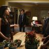 "LA Real Estate Boom" -- When two people, who have no glaring connection, both receive a similar note and are then murdered by targeted bombs in 24 hours, Carter and Lee scramble to identify the bomber, in RUSH HOUR Thursday, April 21 (10:00-11:00 PM, ET/PT) on the CBS Television Network. Pictured L-R: Aimee Garcia as Sergeant Didi Diaz, John Foo as Detective Lee, Justin Hires as Detective Carter, and Page Kennedy as Gerald Photo: Robert Voets/Warner Bros. Entertainment Inc. ÃÂ©2015 WBEI. All rights reserved.